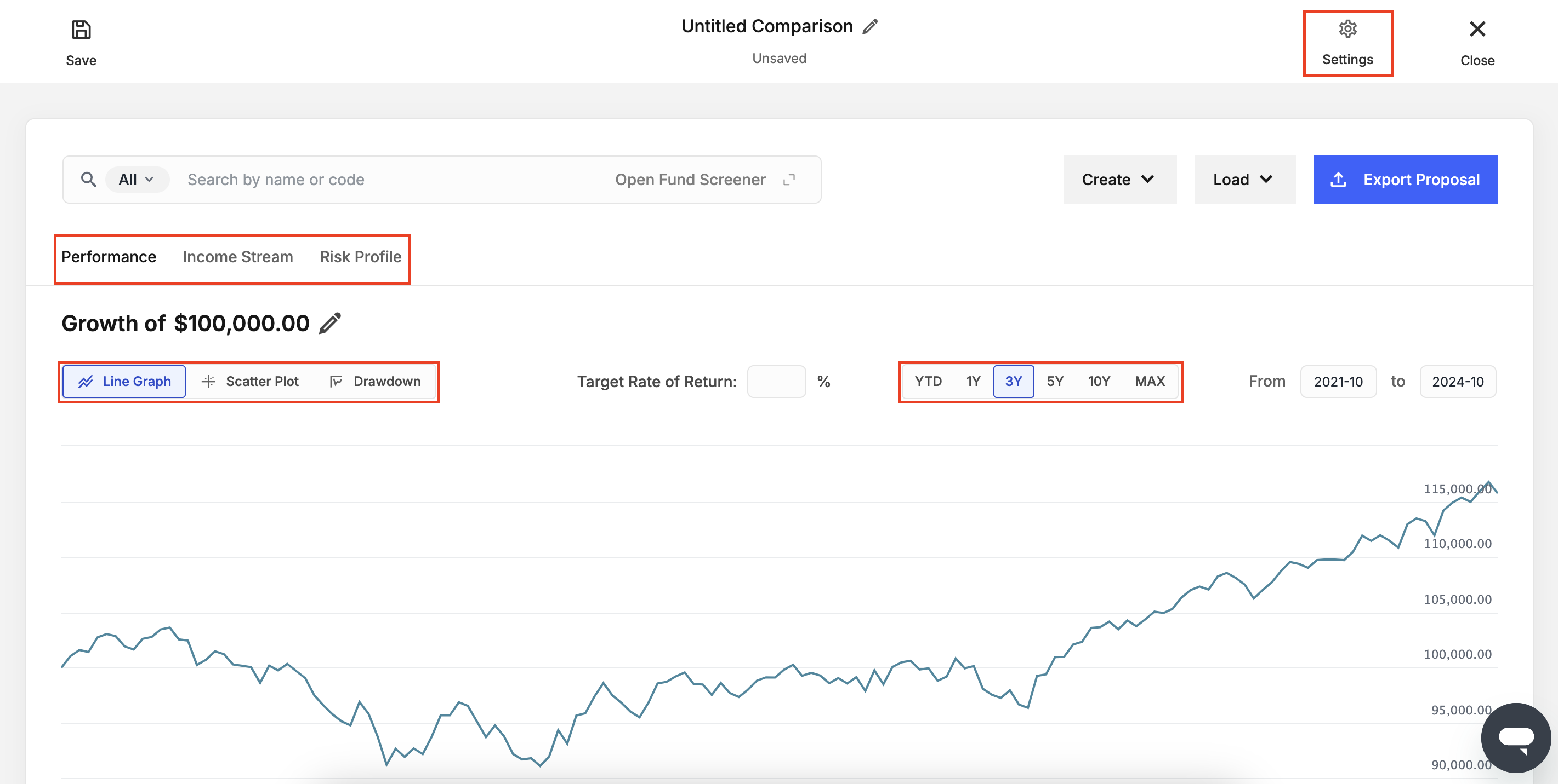 Comparison Settings and Graphs Light Mode.png
